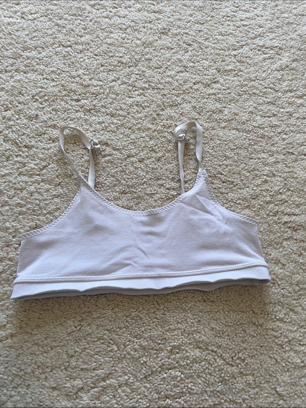 Ivivva Girls' White Seamless Bralette